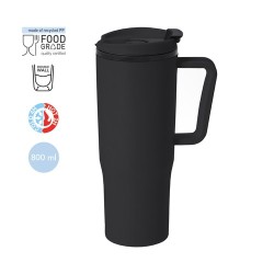 Tasse thermique personnalisée pas chère Miranda Couleurs : bleu marine Matières : polypropylène (PP) recyclé 2
