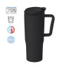 Tasse thermique personnalisée pas chère Miranda Couleurs : blanc Matières : polypropylène (PP) recyclé marquage laser ultra préc