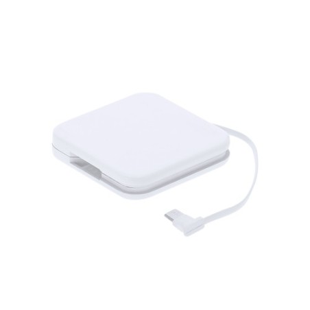 Power Bank personnalisé pas cher de marque Kingel Couleurs : blanc goodies publicitaire événementiel