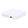 Power Bank personnalisé pas cher de marque Kingel Couleurs : blanc marquage laser ultra précis