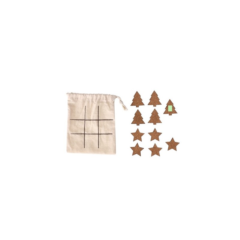 Jeu pas cher personnalisé Bronso Matières : liège Couleurs : naturel objet promotionnel éco-responsable