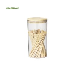 Set Éco-responsable de Baguettes en Bambou Personnalisé 50 Pièces Reng Matières : bambou