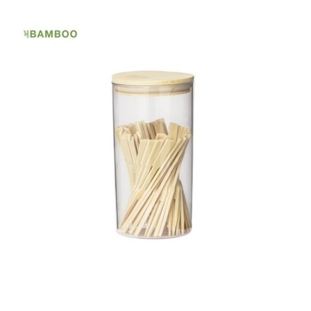 Set Éco-responsable de Baguettes en Bambou Personnalisé 50 Pièces Reng Matières : bambou