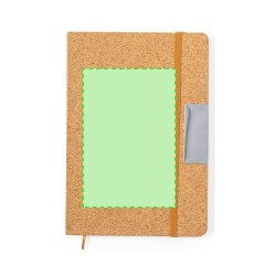 Set Éco-responsable de Carnet, Stylo et Clé USB Personnalisé - Patrick Matières : liège cadeau client original