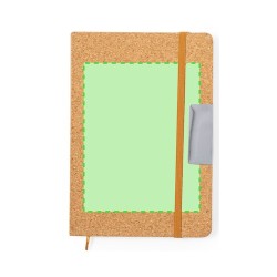 Set Éco-responsable de Carnet, Stylo et Clé USB Personnalisé - Patrick Matières : liège objet publicitaire robuste