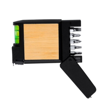 Mètre Éco-responsable et Pratique Multi Outils 3m Eliza Matières : bambou impression haute définition
