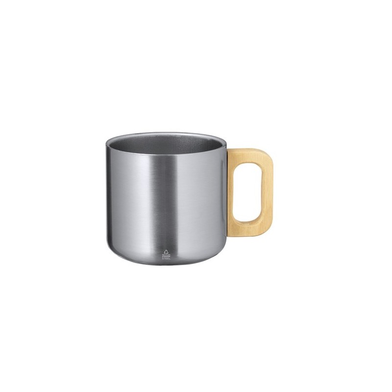 Tasse Personnalisable Éco-responsable Garfun Matières : bois Couleurs : bleu marine objet publicitaire robuste