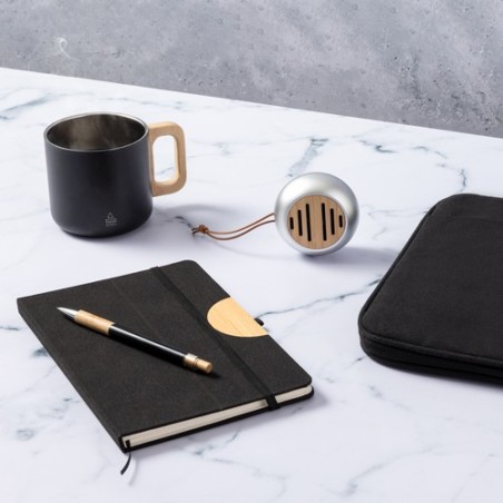 Tasse Personnalisable Éco-responsable Garfun Matières : bois Couleurs : bleu marine personnalisation sur mesure