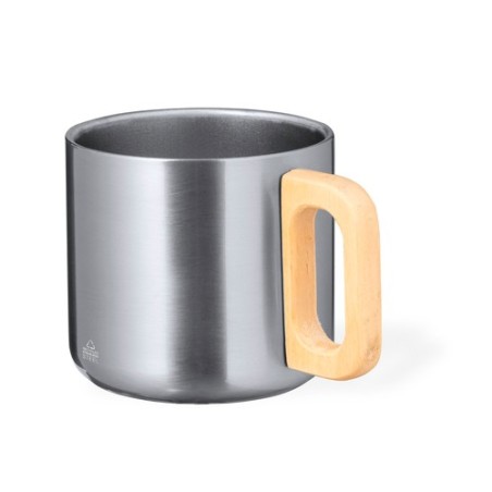 Tasse Personnalisable Éco-responsable Garfun Matières : bois Couleurs : noir goodies entreprise design