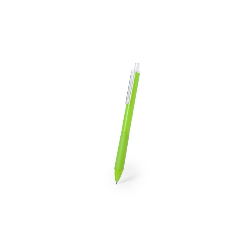 Stylo publicitaire en ABS recyclé Cadeau d'entreprise Synex Matières : ABS recyclé Couleurs : vert objet publicitaire robuste
