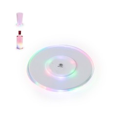 Sous-Verre Éclairé LED Personnalisé pour vos Boissons Pas Cher - Vitaly Matières : acrylique Couleurs : blanc 2