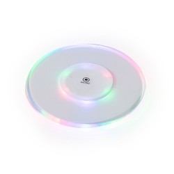 Sous-Verre Éclairé LED Personnalisé pour vos Boissons Pas Cher - Vitaly Matières : acrylique Couleurs : blanc cadeau entreprise 