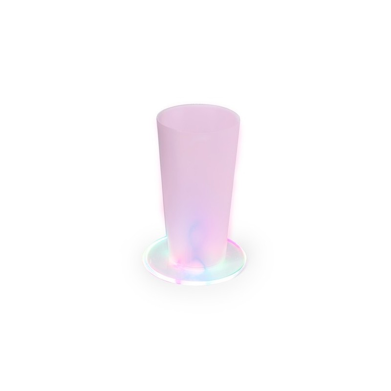 Sous-Verre Éclairé LED Personnalisé pour vos Boissons Pas Cher - Vitaly Matières : acrylique Couleurs : blanc goodies publicitai