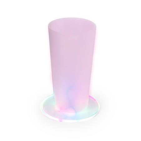 Sous-Verre Éclairé LED Personnalisé pour vos Boissons Pas Cher - Vitaly Matières : acrylique Couleurs : blanc goodies publicitai