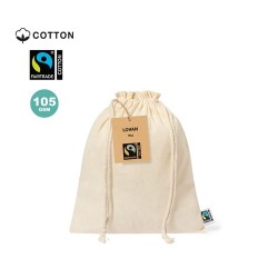 Sac Éco-responsable en Coton Personnalisé Lovan Fairtrade pas cher Matières : coton Couleurs : naturel 2