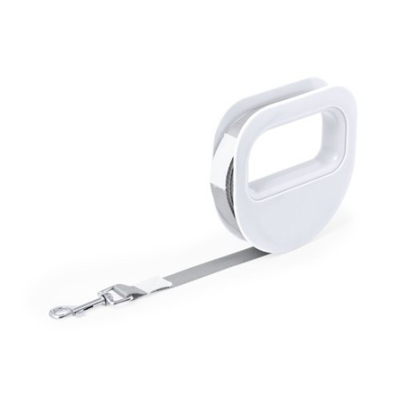 Laisse Personnalisée Pratique pour Animaux - Ivare Matières : polyester Couleurs : blanc cadeau entreprise pas cher