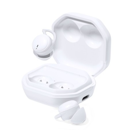 Écouteurs Bluetooth 5.0 Ergonomiques Personnalisés Stigo Couleurs : blanc goodies publicitaire événementiel