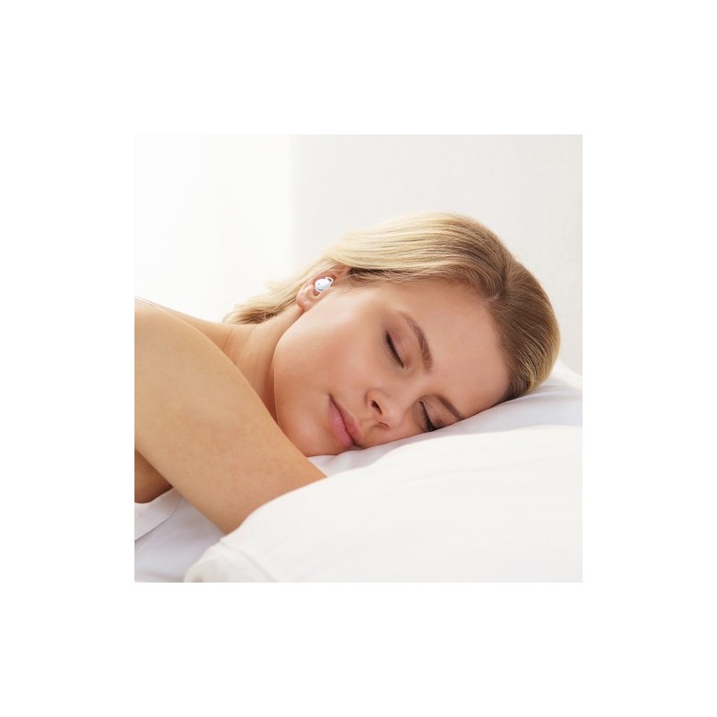 Écouteurs Bluetooth 5.0 Ergonomiques Personnalisés Stigo Couleurs : blanc cadeau collaborateur premium