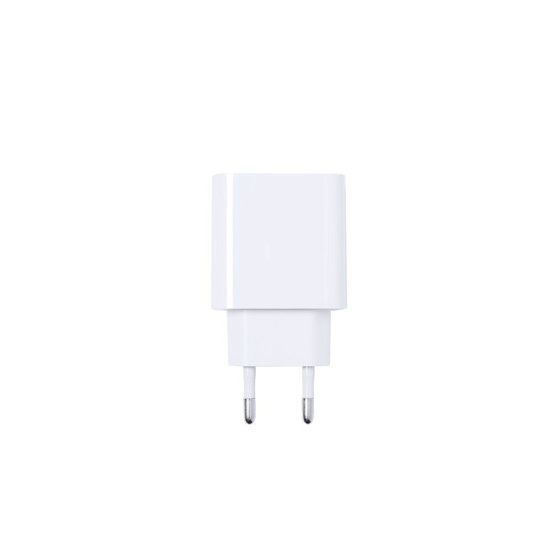 Chargeur USB Éco-responsable et Efficace Personnalisé Morelo Couleurs : blanc