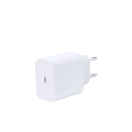 Chargeur USB Éco-responsable et Efficace Personnalisé Morelo Couleurs : blanc personnalisable avec votre logo