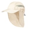Casquette Publicitaire Idéale Levant Matières : microfibre Couleurs : naturel cadeau client original