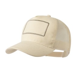 Casquette Éco-responsable et Publicitaire de 100% coton - Daphne Couleurs : naturel Matières : polyester recyclé