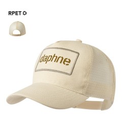 Casquette Éco-responsable et Publicitaire de 100% coton - Daphne Couleurs : naturel Matières : polyester recyclé 2
