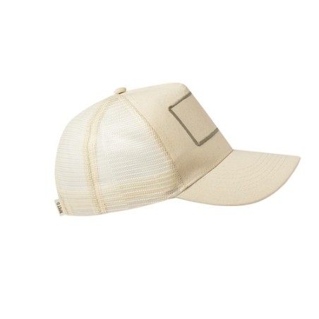 Casquette Éco-responsable et Publicitaire de 100% coton - Daphne Couleurs : naturel Matières : polyester recyclé impression haut