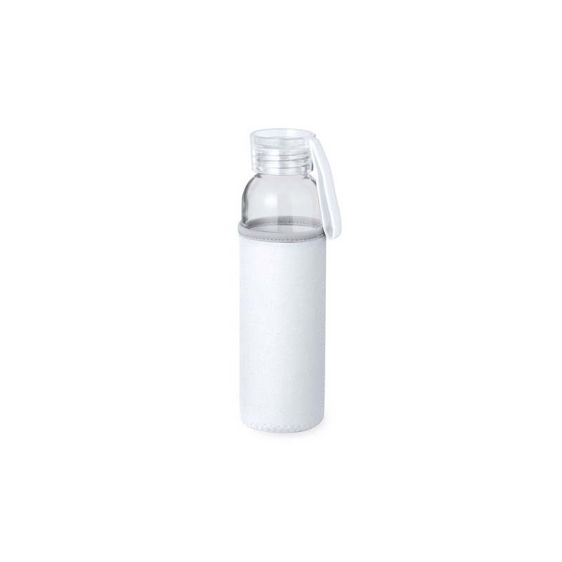 Gourde Personnalisée Publicitaire Éco-responsable - Venen Matières : verre Couleurs : blanc cadeau collaborateur premium