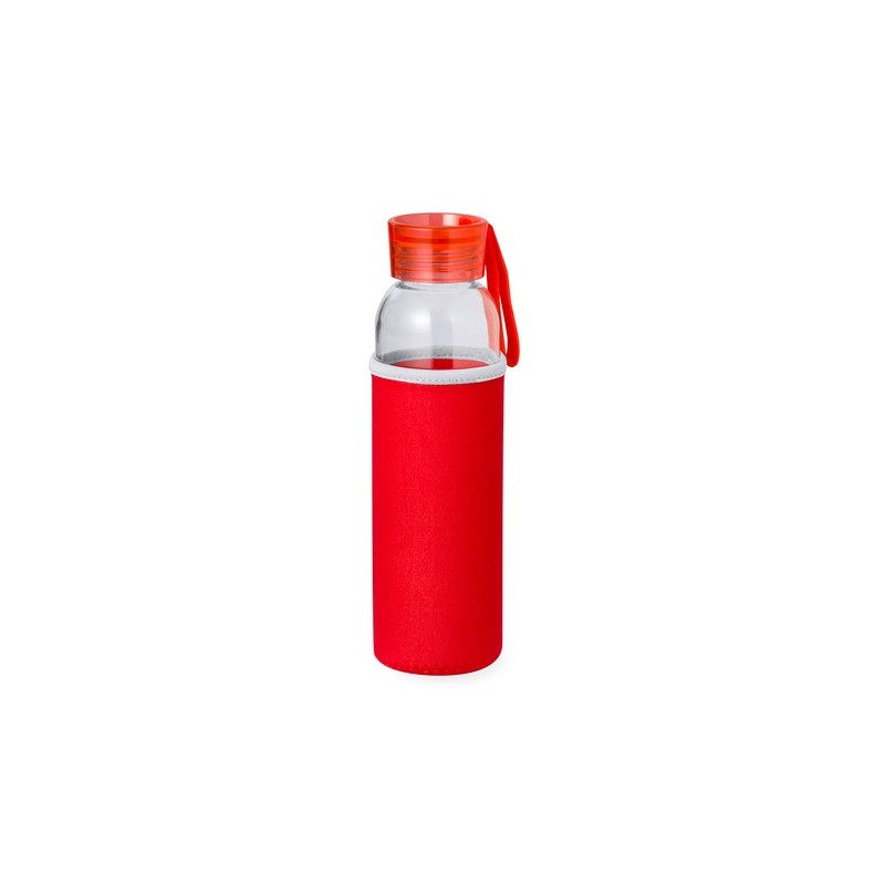 Gourde Personnalisée Publicitaire Éco-responsable - Venen Matières : verre Couleurs : blanc impression logo haute qualité