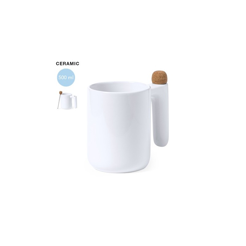 Tasse Beverly : Mug Chic avec Agitateur Intégré