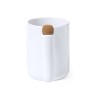 Mug Personnalisable Éco-responsable avec Agitateur - Tasse Beverly Matières : céramique Couleurs : blanc personnalisation rapide