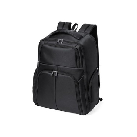 Sac à Dos Publicitaire Personnalisé Éco-responsable Mauroz Matières : nylon Couleurs : noir