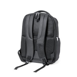 Sac à Dos Publicitaire Personnalisé Éco-responsable Mauroz Matières : nylon Couleurs : noir cadeau entreprise pas cher