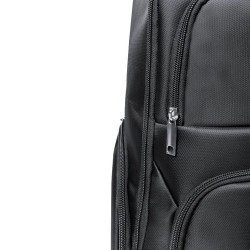 Sac à Dos Publicitaire Personnalisé Éco-responsable Mauroz Matières : nylon Couleurs : noir impression haute définition