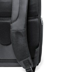 Sac à Dos Publicitaire Personnalisé Éco-responsable Mauroz Matières : nylon Couleurs : noir livraison express 24h 48h