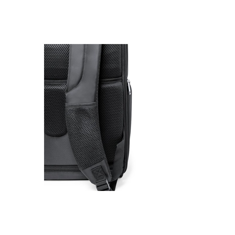 Sac à Dos Publicitaire Personnalisé Éco-responsable Mauroz Matières : nylon Couleurs : noir livraison express 24h 48h