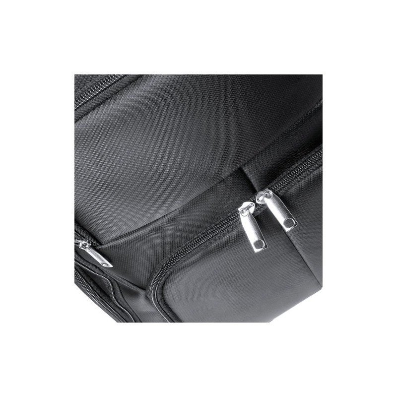 Sac à Dos Publicitaire Personnalisé Éco-responsable Mauroz Matières : nylon Couleurs : noir objet promotionnel éco-responsable