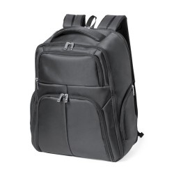 Sac à Dos Publicitaire Personnalisé Éco-responsable Mauroz Matières : nylon Couleurs : noir cadeau collaborateur premium