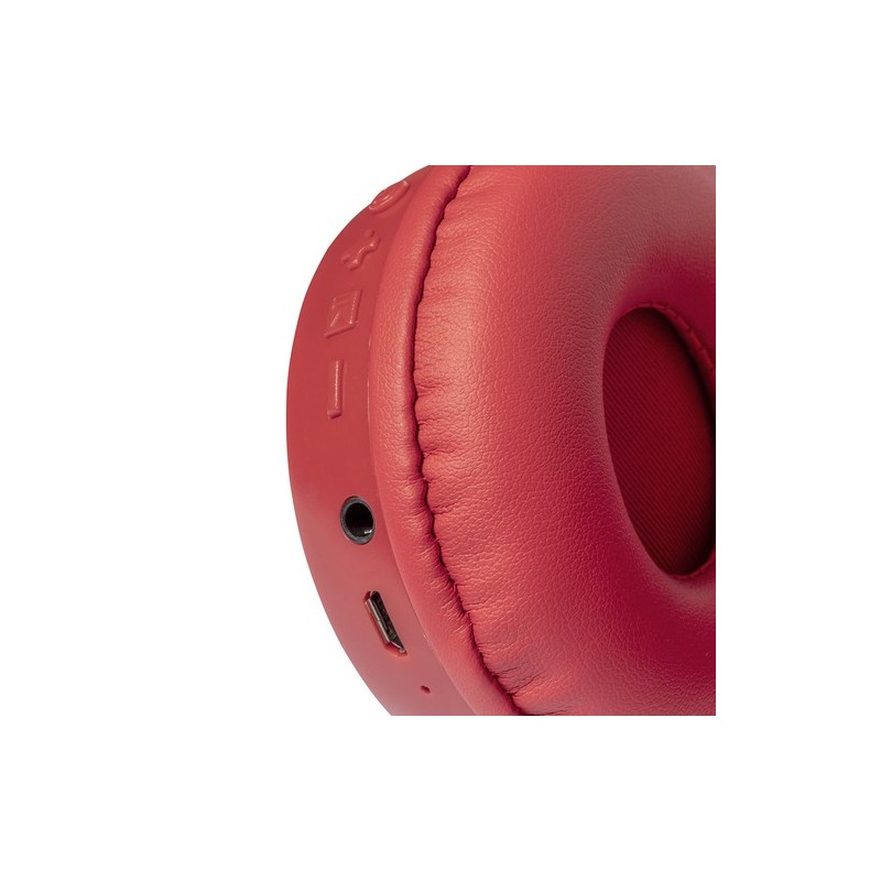 Écouteurs Bluetooth Personnalisés Éco-responsables Pendil - Casque Audio Couleurs : rouge cadeau affaires élégant
