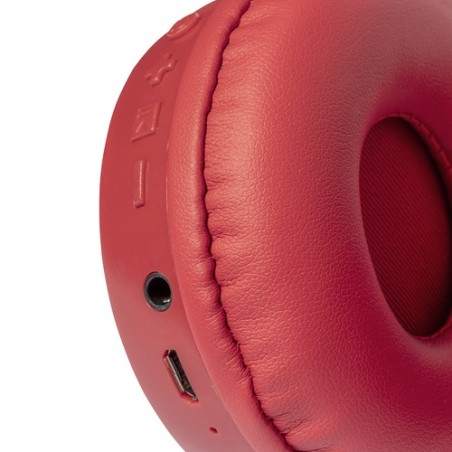 Écouteurs Bluetooth Personnalisés Éco-responsables Pendil - Casque Audio Couleurs : rouge cadeau affaires élégant
