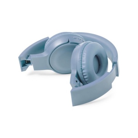 Écouteurs Bluetooth Personnalisés Éco-responsables Pendil - Casque Audio Couleurs : bleu goodies publicitaire événementiel