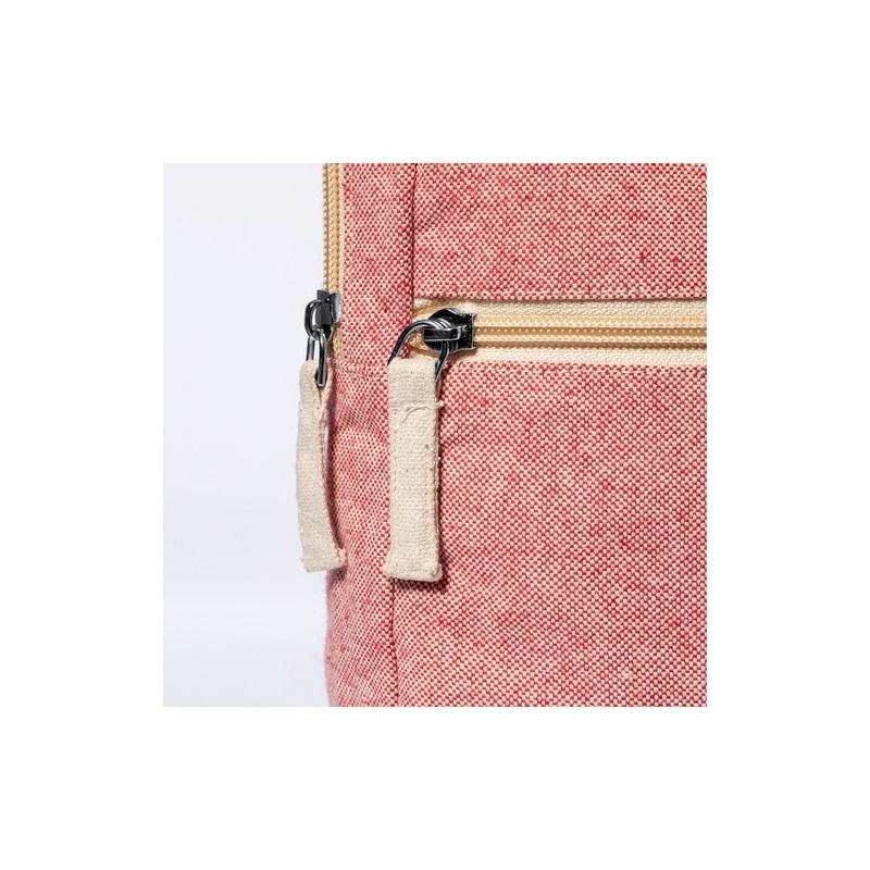 Porte-Documents Éco-responsable Personnalisé Pas Cher - Baiplur Matières : coton recyclé Couleurs : noir marquage couleur éclata