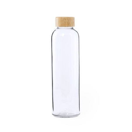 Gourde en Verre Personnalisée de 500ml - Yonsol Matières : bambou personnalisable avec votre logo