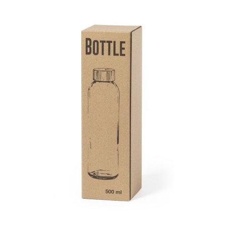 Gourde en Verre Personnalisée de 500ml - Yonsol Matières : bambou cadeau entreprise pas cher