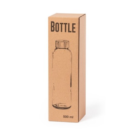Gourde en Verre Personnalisée de 500ml - Yonsol Matières : bambou goodies publicitaire événementiel
