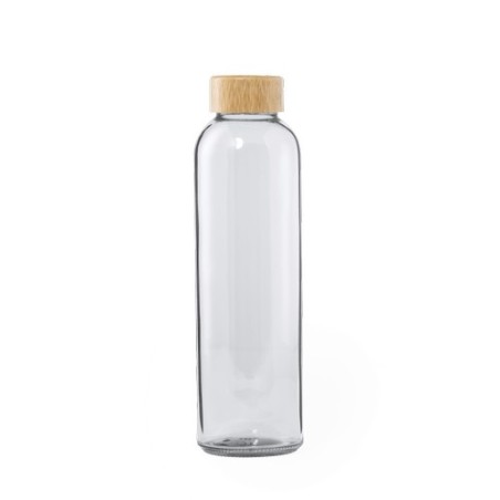 Gourde en Verre Personnalisée de 500ml - Yonsol Matières : bambou impression haute définition