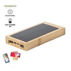 Batterie personnalisée 10 000 mAh - Power Bank Diuk Fsc Matières : bambou