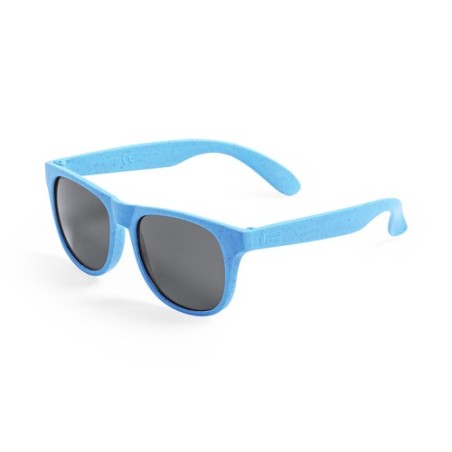 Lunettes de Soleil Personnalisées avec Protection UV400 - Mirfat Matières : polypropylène (PP) Couleurs : bleu cadeau entreprise