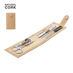 Set de Manucure Éco-responsable et Pratique Personnalisé Treisy Matières : liège